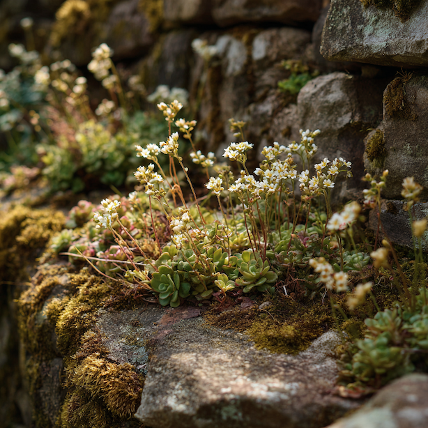 Řez a péče po odkvětu lomikamene (Saxifraga)