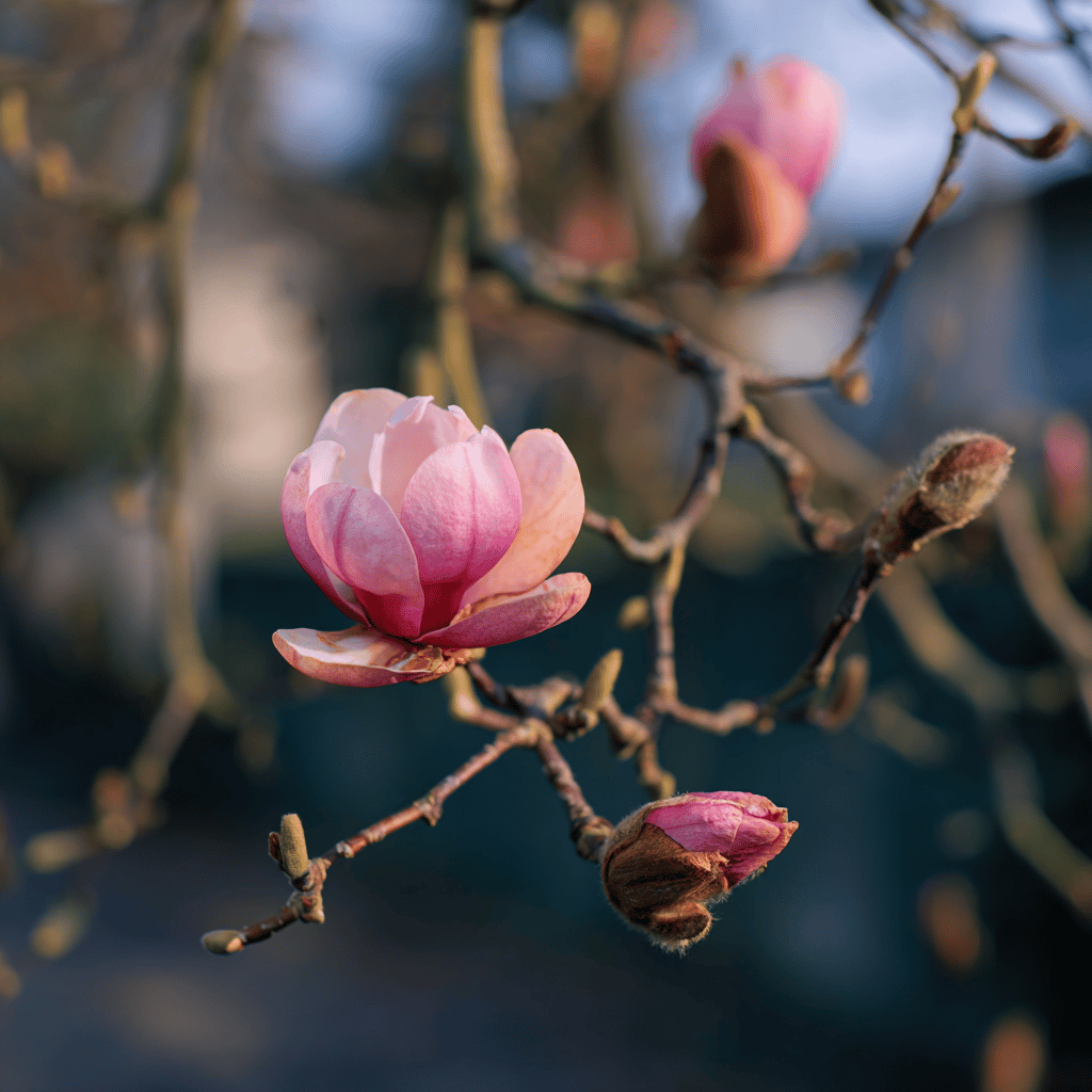 Rychlý průvodce celoroční péčí o magnolii (Magnolia)
