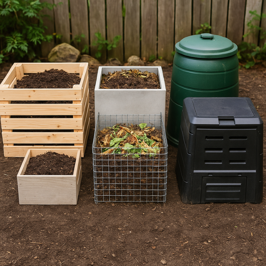 Jak vybrat kompostér – typy, velikosti, kam ho umístit