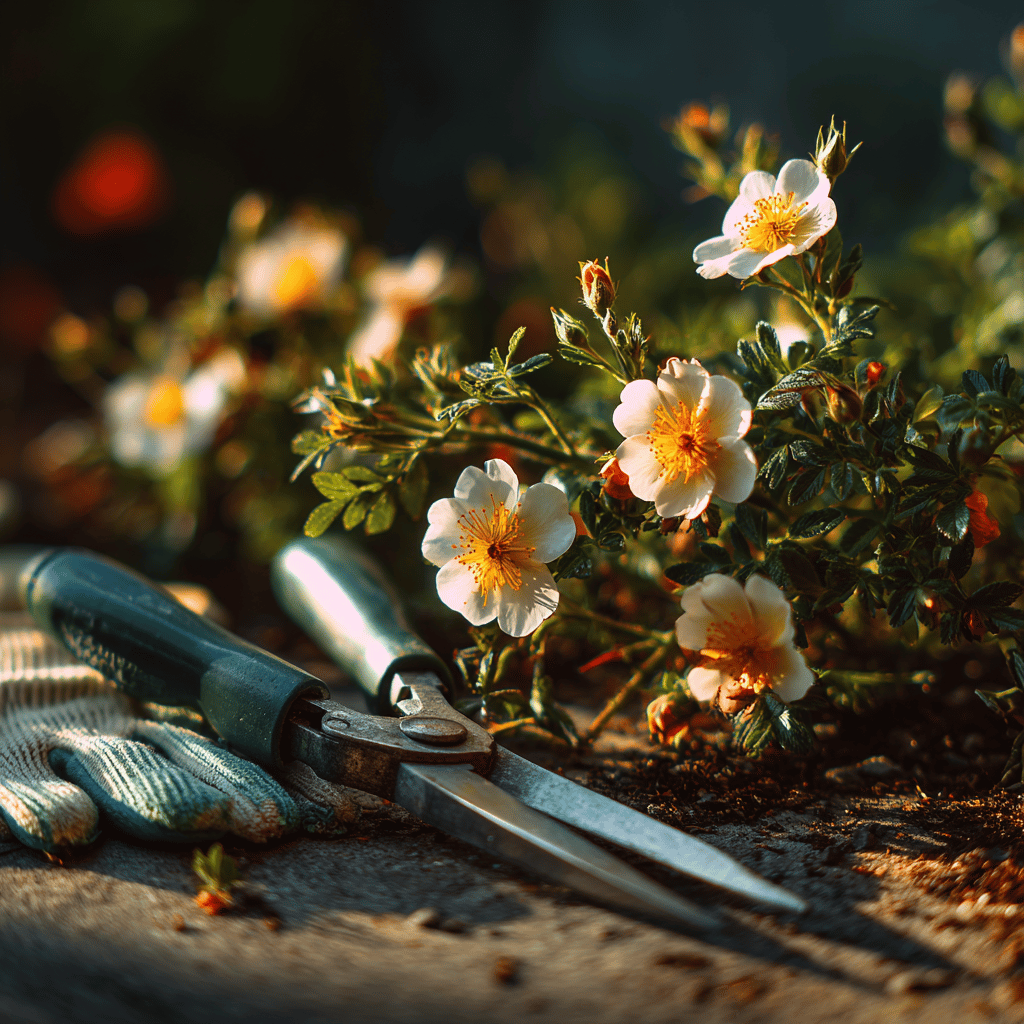 Řez a tvarování mochny keřové (Potentilla fruticosa) – kdy a jak správně stříhat
