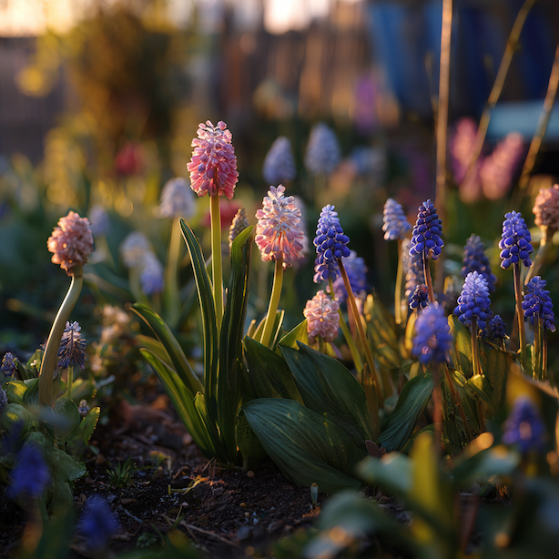 Modřence (Muscari) – druhy a kultivary, rozdíly v růstu a využití