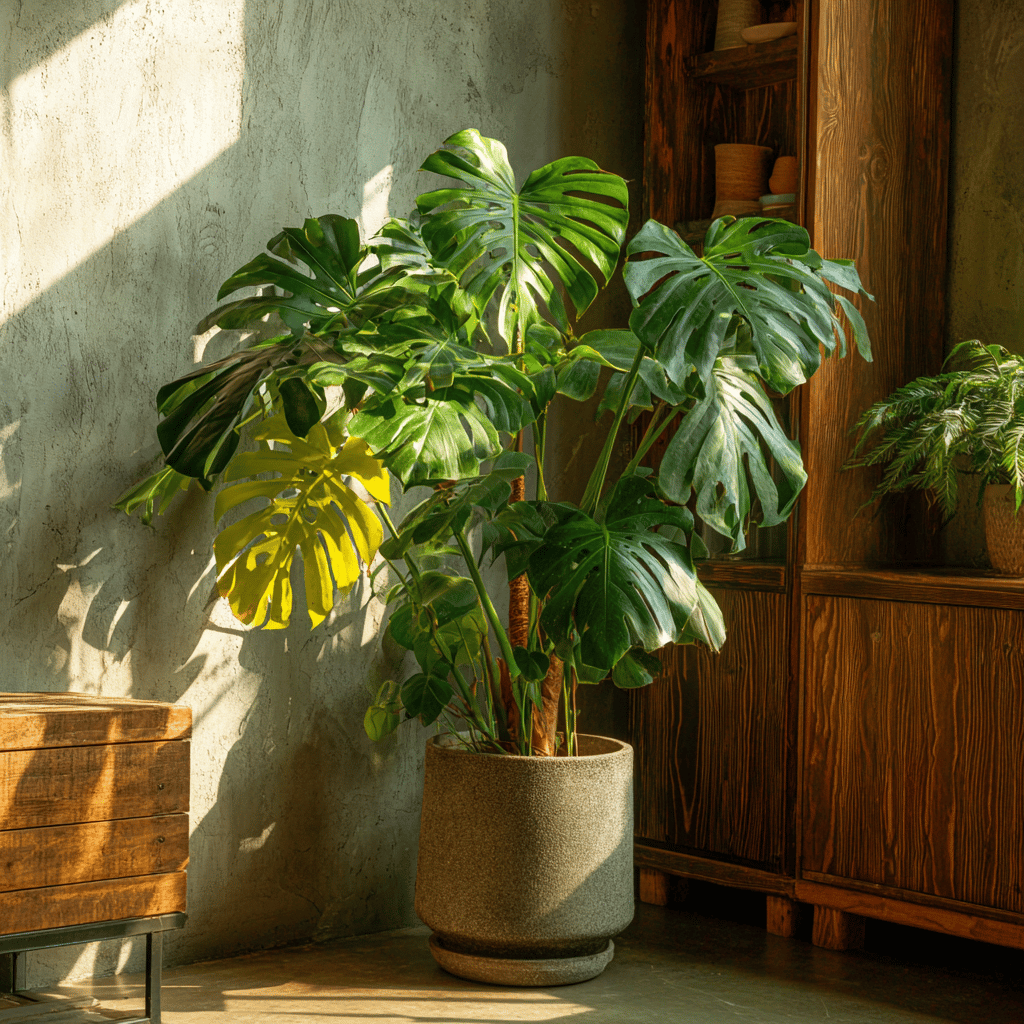 Monstera – žloutnutí listů, skvrny a nejčastější problémy v pěstování