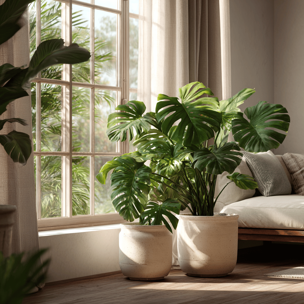 Monstera – zálivka, vlhkost vzduchu a správný režim během roku