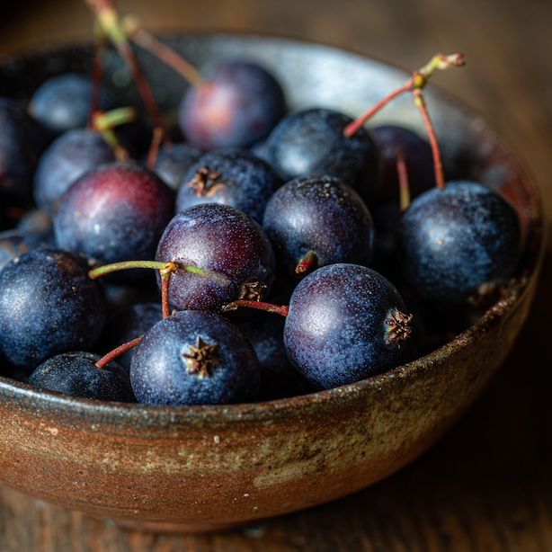 Zpracování muchovníku (Amelanchier) – sklizeň, sušení a využití v kuchyni