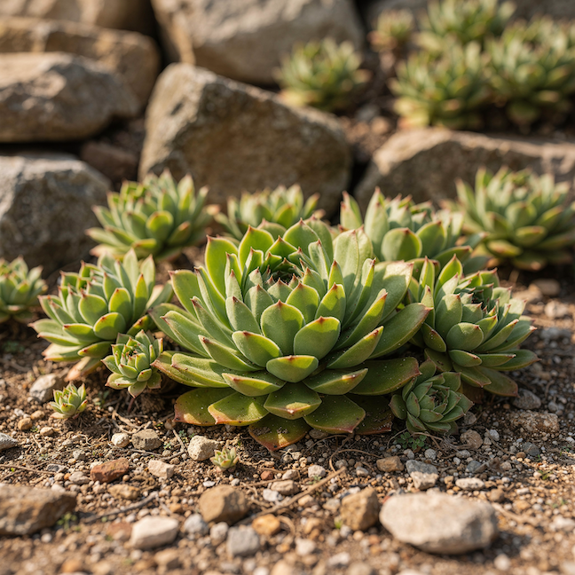 Řez a péče o netřesk (Sempervivum) během roku