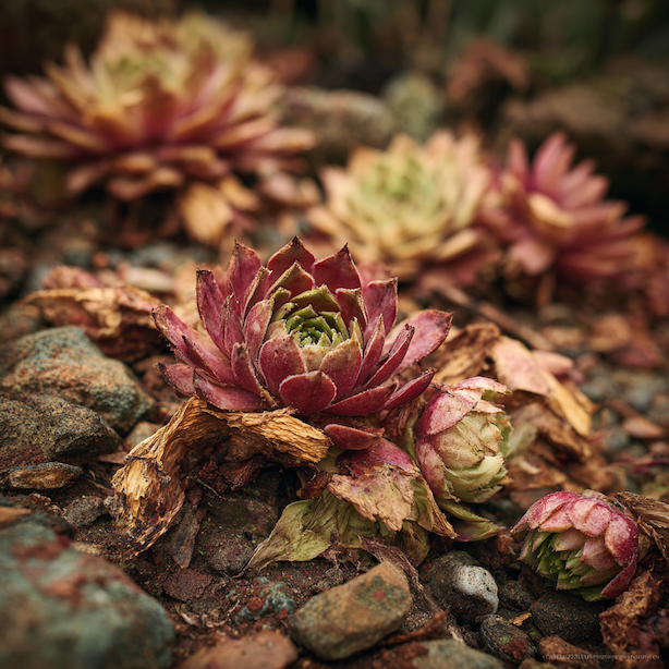Choroby a problémy netřesků (Sempervivum)