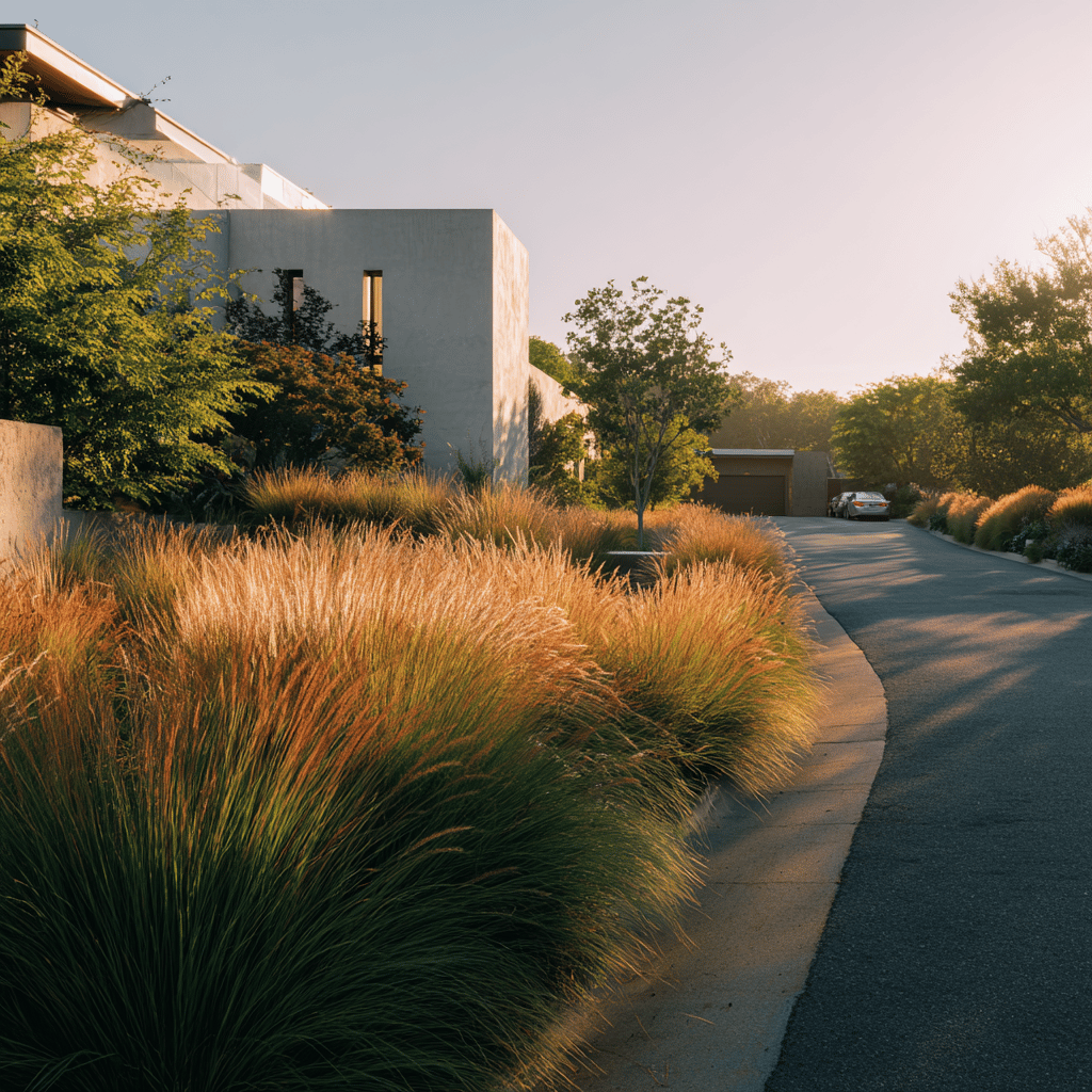 Okrasné trávy v zahradní kompozici – struktura, kontrast a sezónní efekt