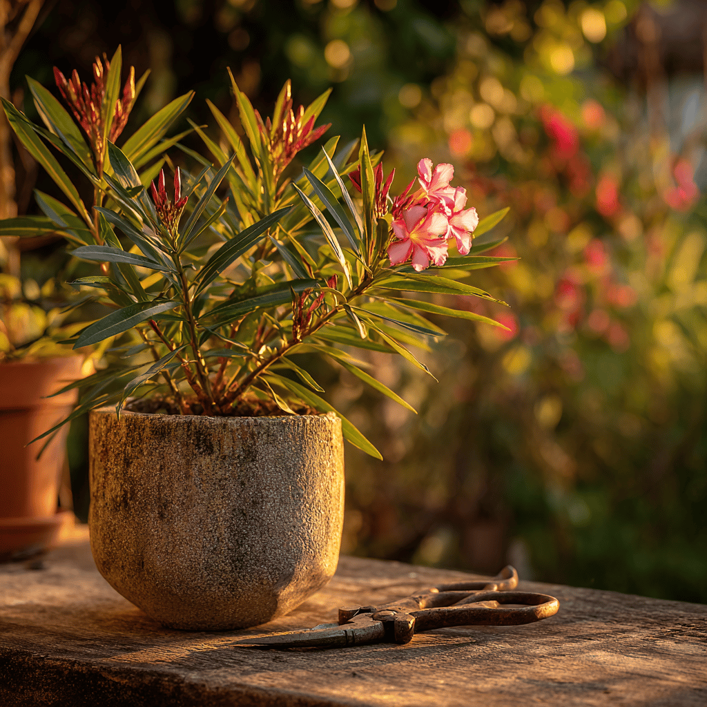 Řez a tvarování oleandru (Nerium oleander) – kdy a jak stříhat
