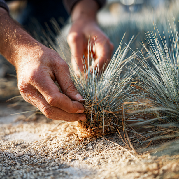 Kostřava (Festuca) – řez, omlazení a celoroční péče