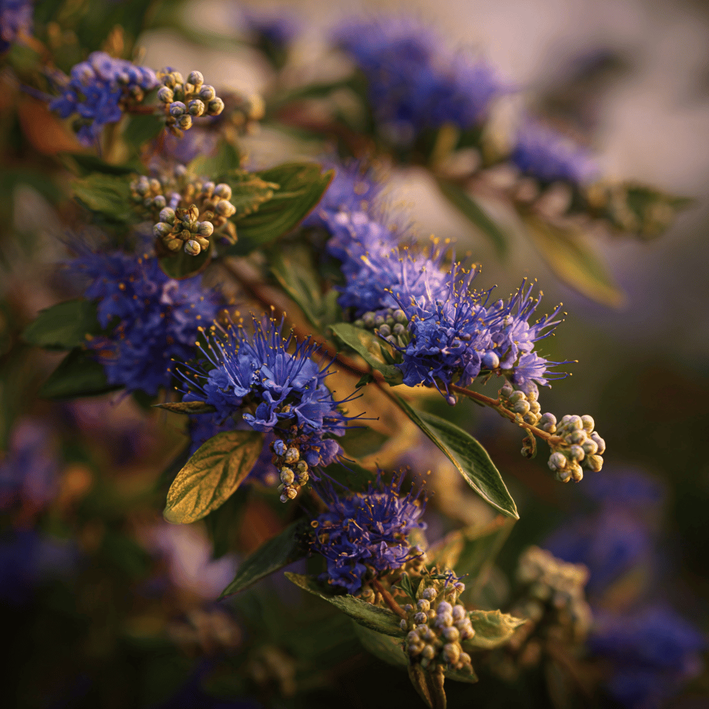 Rychlý průvodce celoroční péčí o ořechoplodce (Caryopteris)