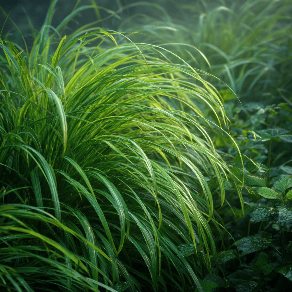 Ostřice japonská (Carex morrowii) – stálezelená tráva do stínu i polostínu