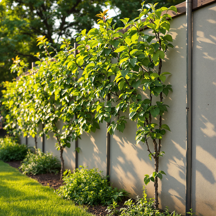 Ovocné stěny a kordonové vedení – maximální výnos na minimální ploše