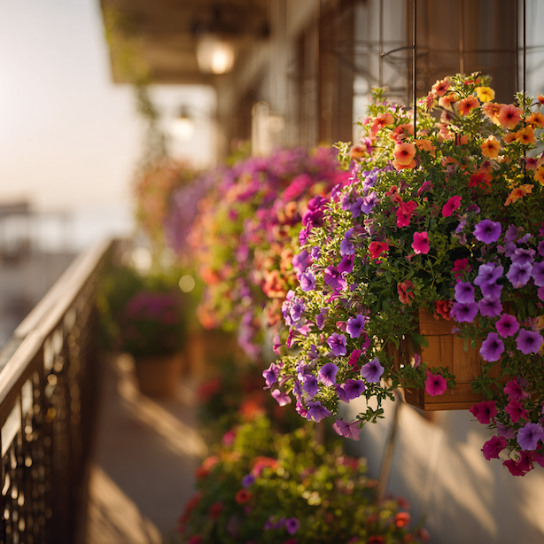 Surfinie a petúnie na balkon (Petunia × hybrida) – pěstování, rozdíly a nároky