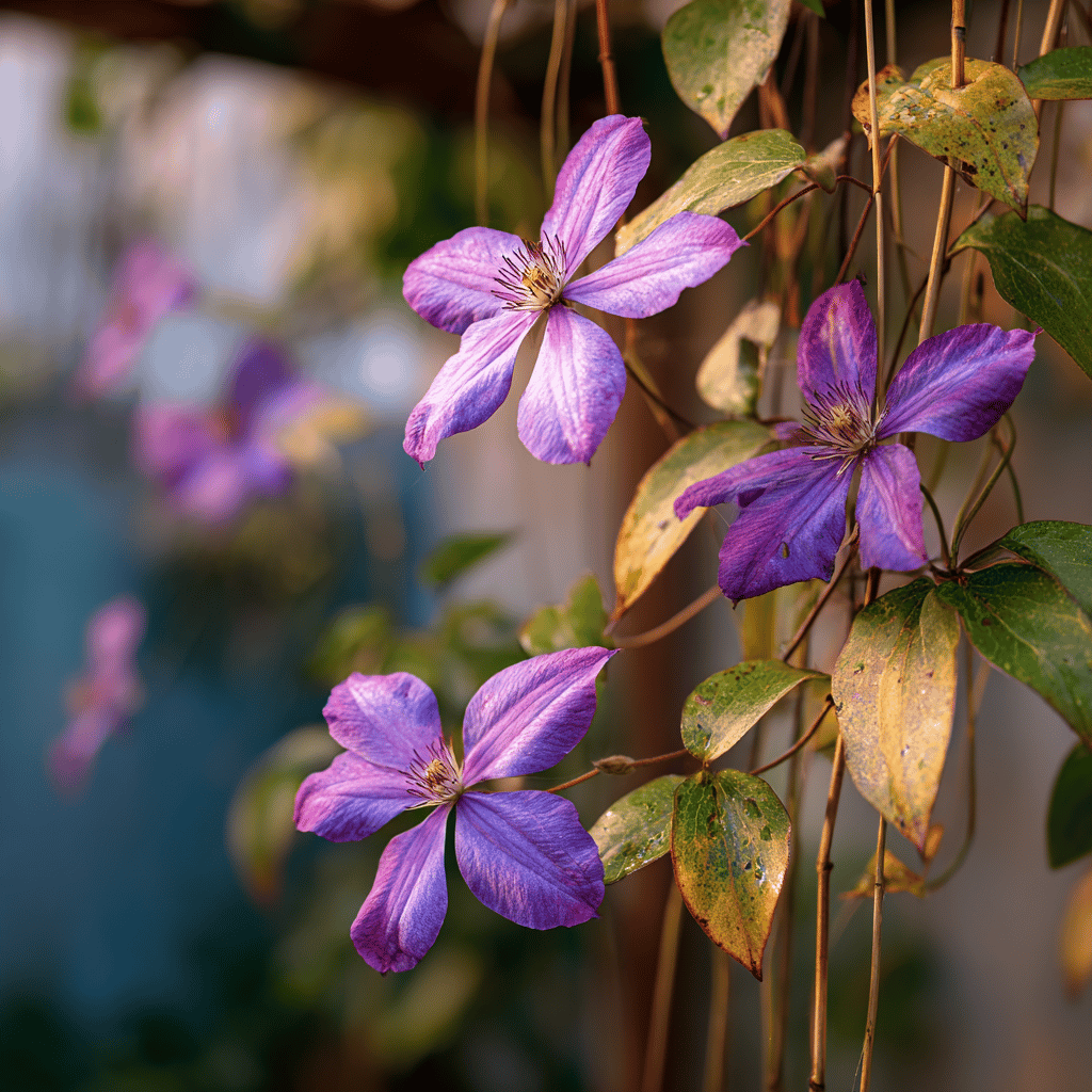Choroby a škůdci plaménku (Clematis) – prevence a účinná ochrana