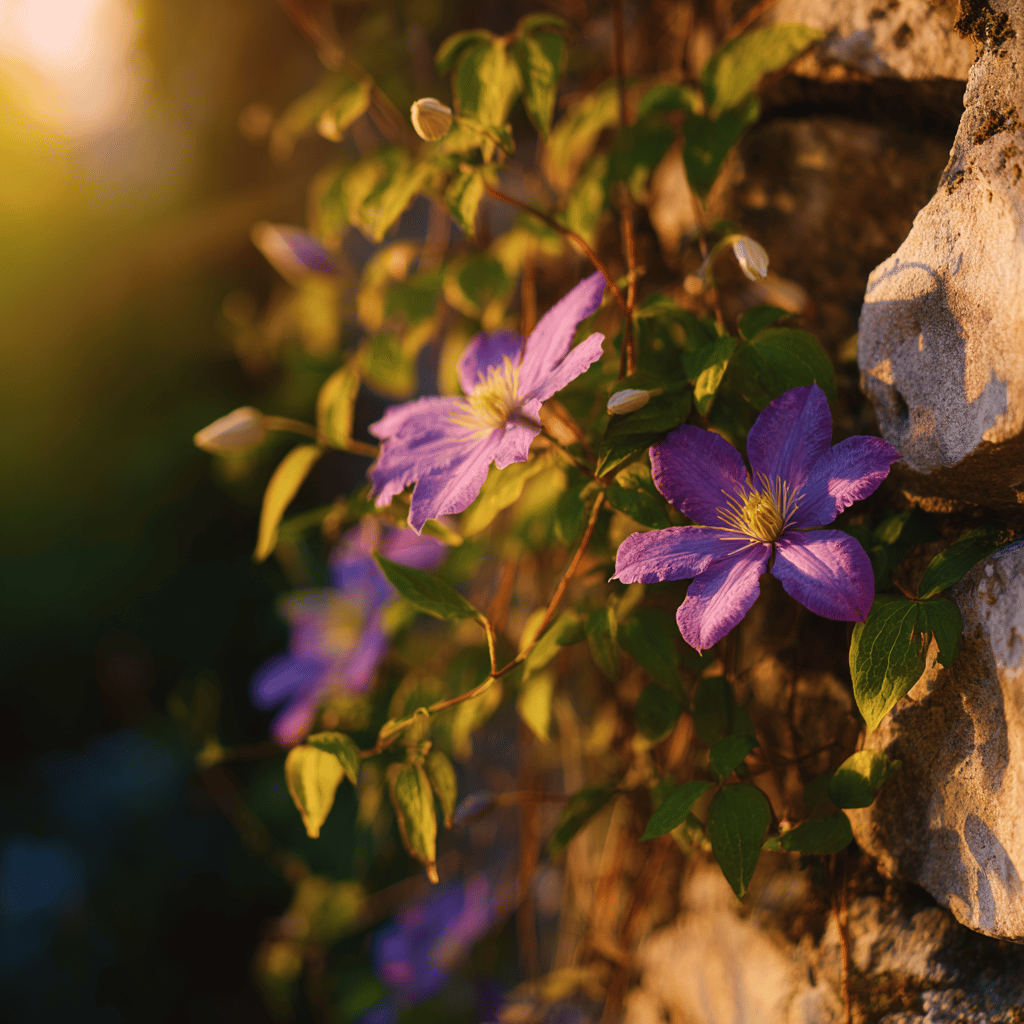 Pěstování plaménku (Clematis) – stanoviště, půda a výsadba
