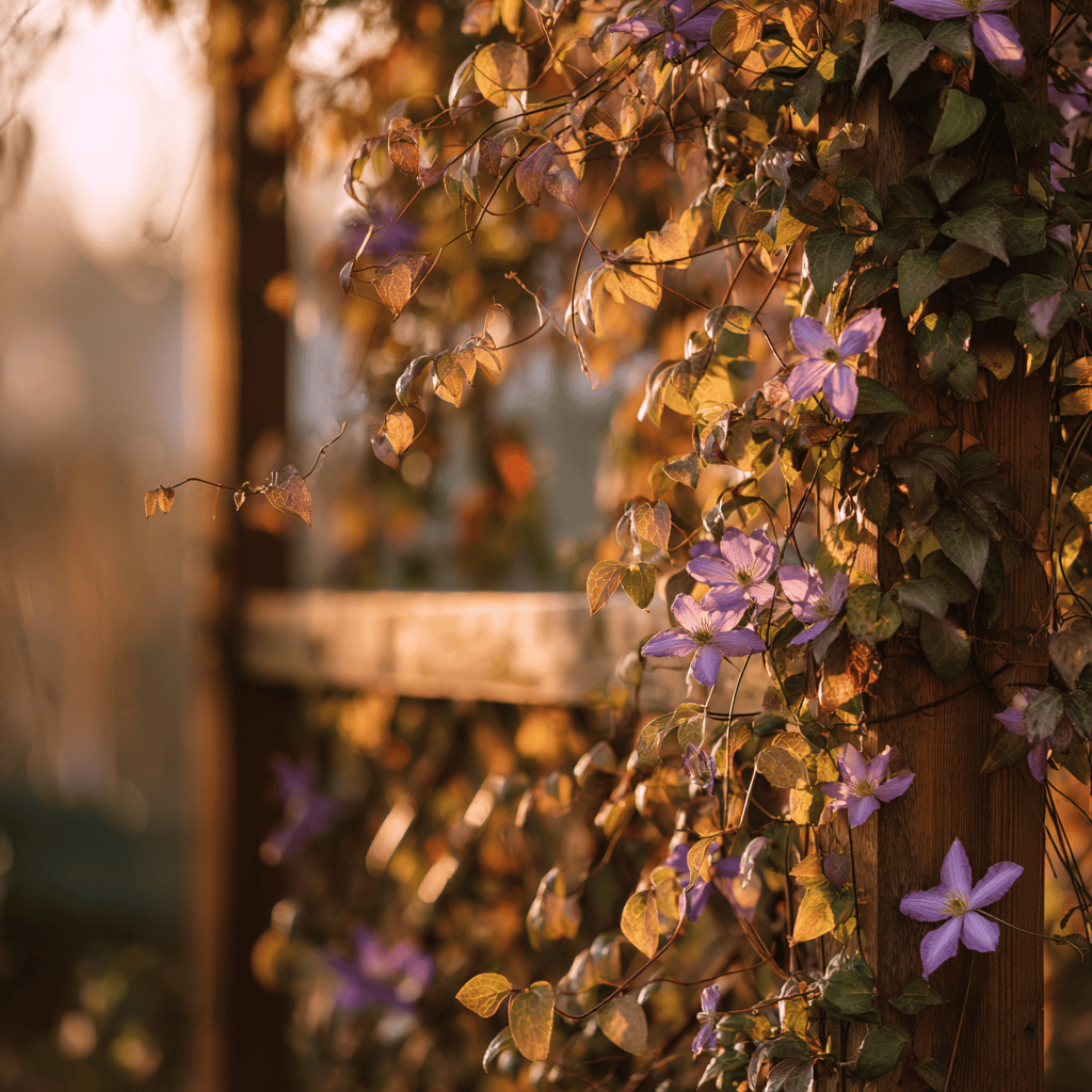 Rychlý průvodce celoroční péčí o plamének (Clematis) – hnojení, zálivka a opory