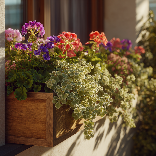 Listové balkonové rostliny – plectrantus (molice) a další doplňky k letním výsadbám