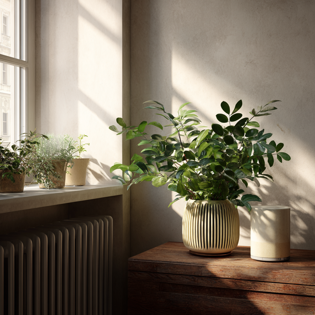 Jak zvládnout teplotní rozdíly v bytech: radiátory, okna a zimní péče o pokojové rostliny