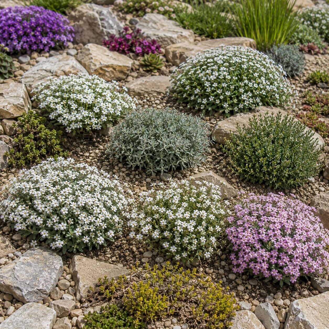 Druhy huseníku (Arabis) – nejznámější druhy a využití ve skalce
