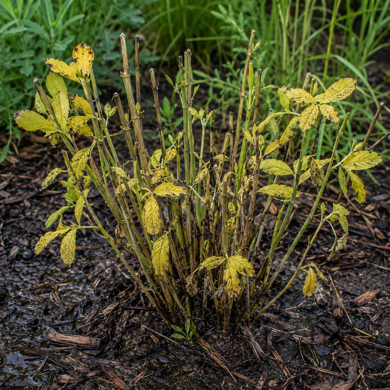 Choroby baptisie (Baptisia) – přemokření, slabý růst a problémy při pěstování