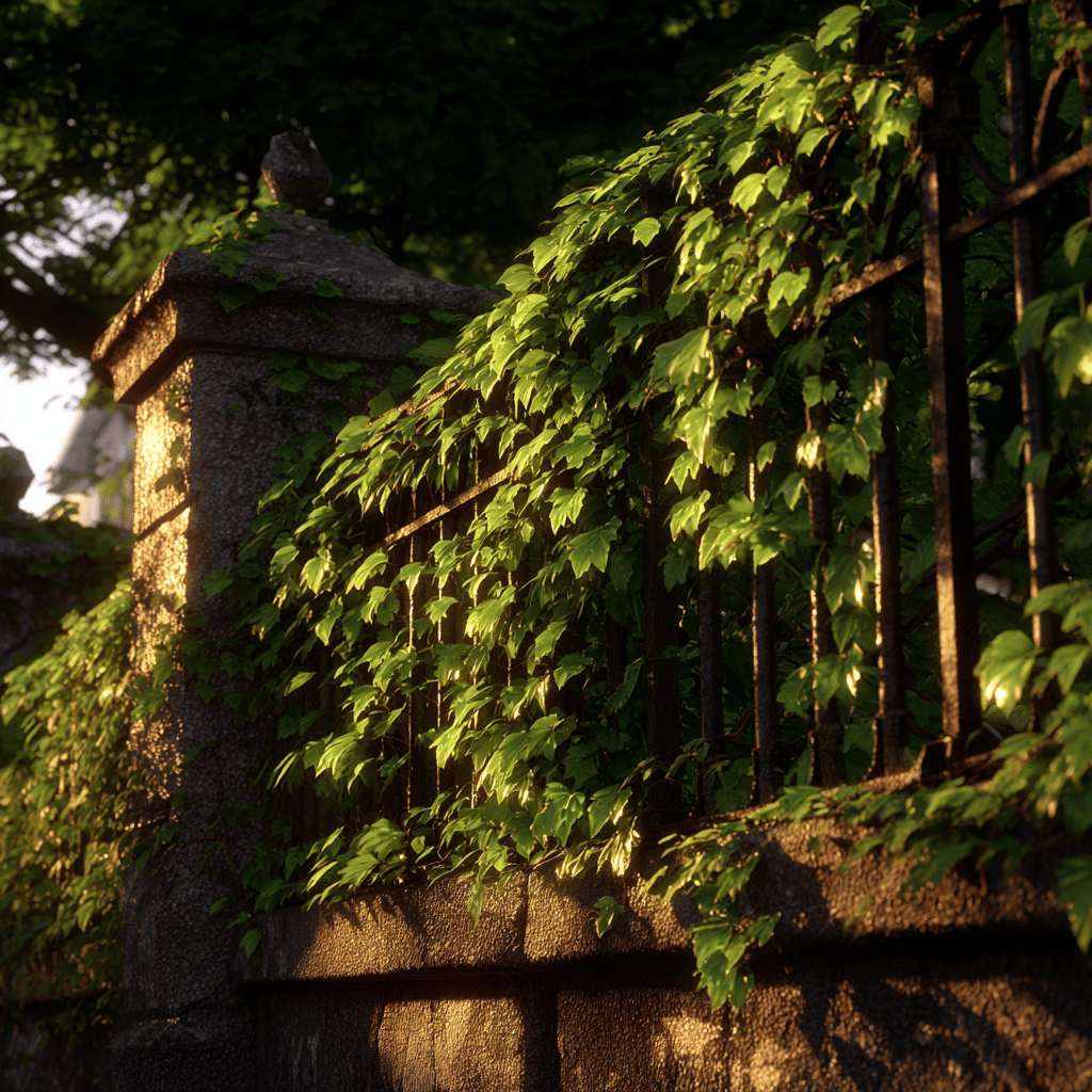 Využití přísavníku (Parthenocissus) v zahradní architektuře