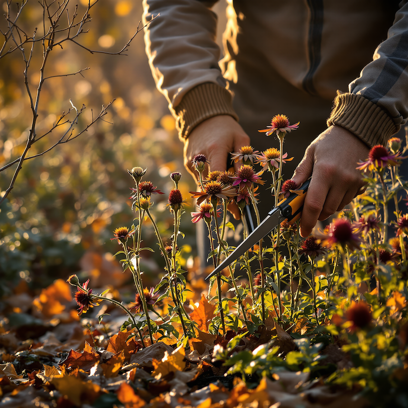Péče a řez echinacey – zálivka, hnojení, řez po odkvětu a na zimu