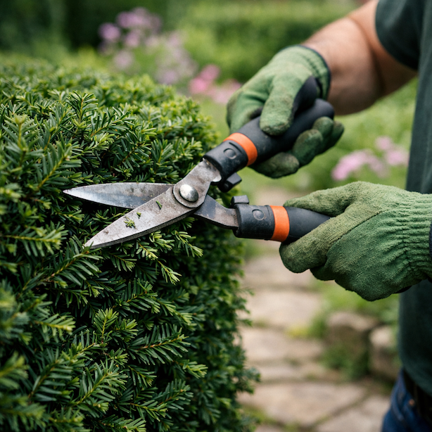 Řez tisu (Taxus) – kdy a jak stříhat tis pro hustý růst