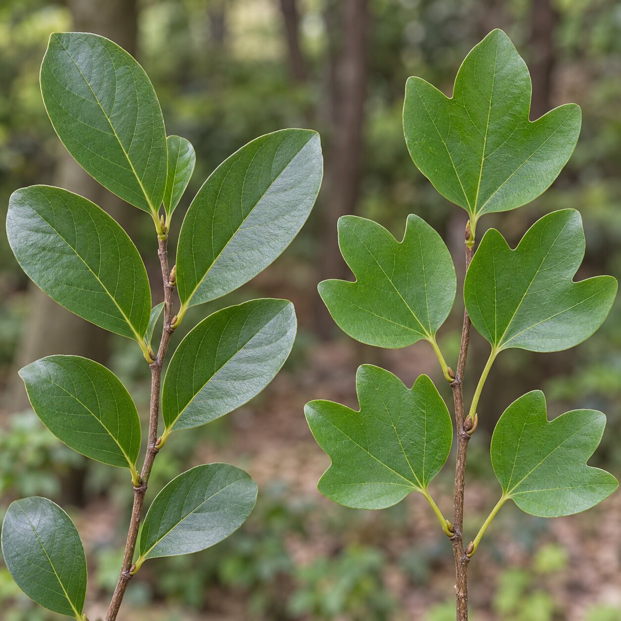 Aromatické listy a podzimní zbarvení lindery