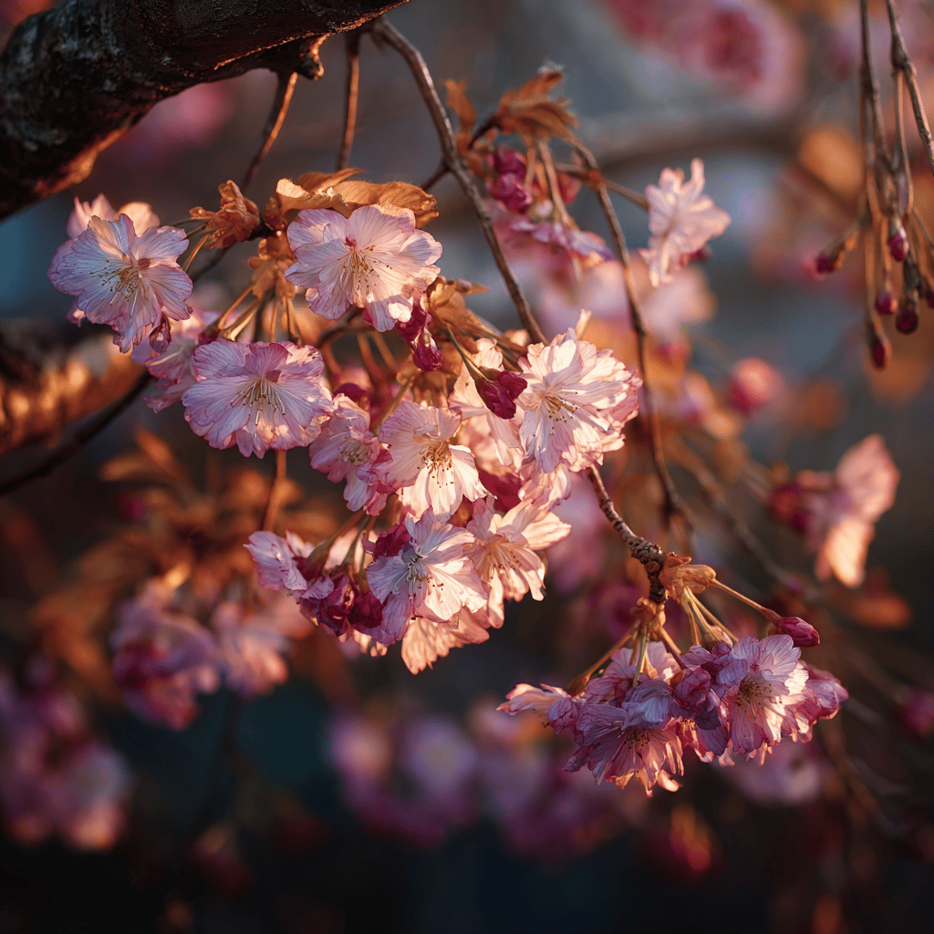 Sakura Kiku Shidare – převislá sakura jako solitér i dekorace