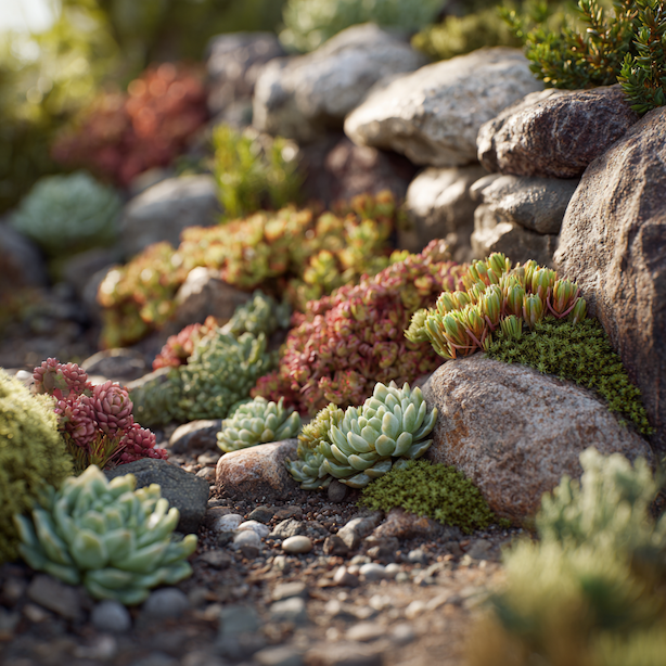 Využití rozchodníků (Sedum) ve skalkách, zídkách a suchých výsadbách