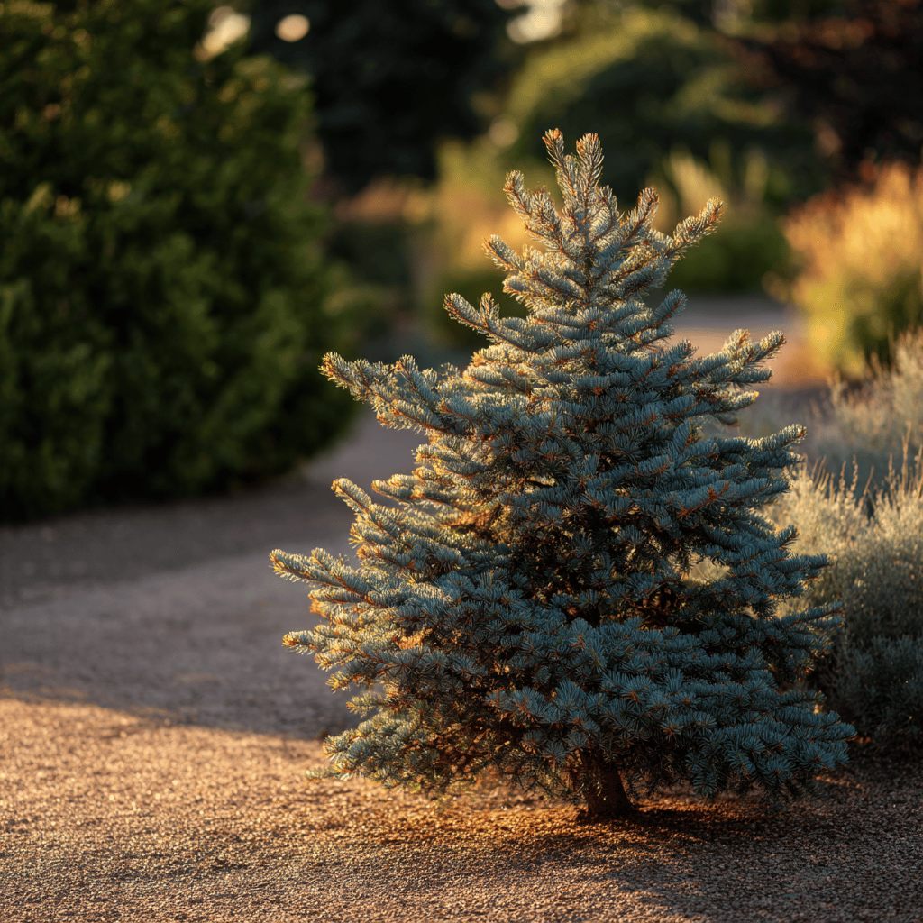 Smrk pichlavý (Picea pungens) – modrozelený solitér s výrazným vzhledem
