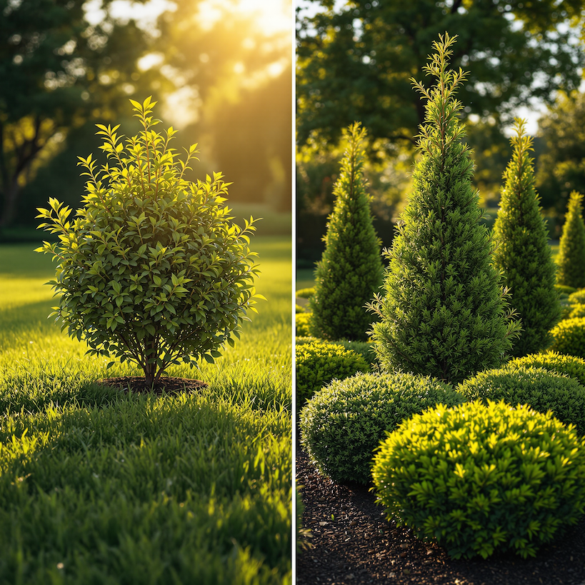 Kdy použít keř jako solitér a kdy jako skupinu