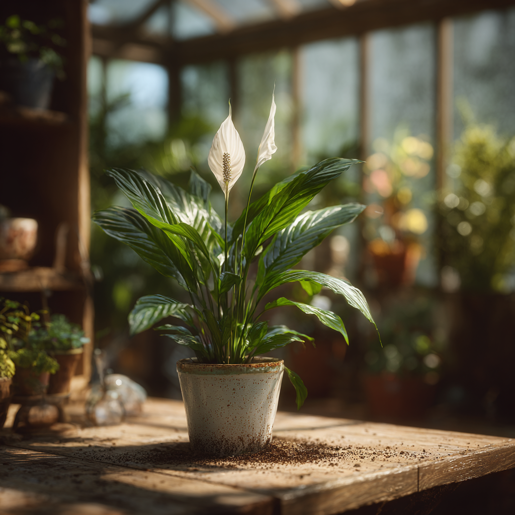 Spathiphyllum – substrát, hnojení a správné přesazování