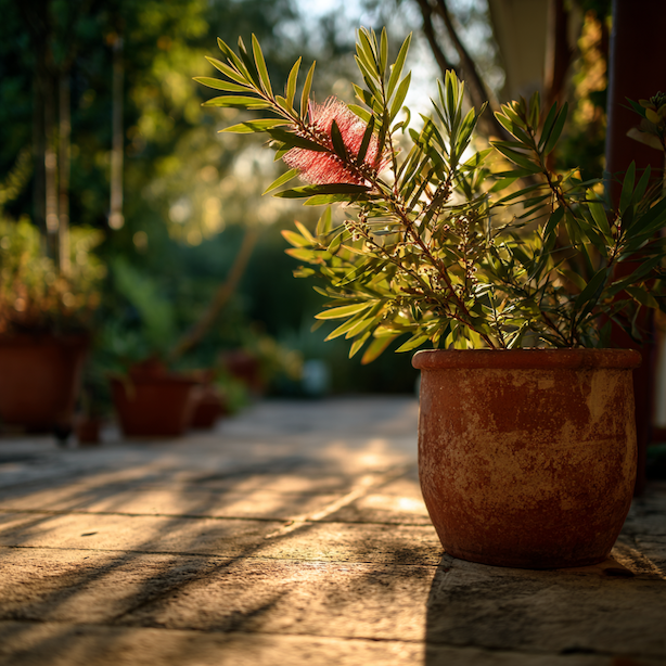 Štětkovec (Callistemon) – kvetení a řez po odkvětu krok za krokem