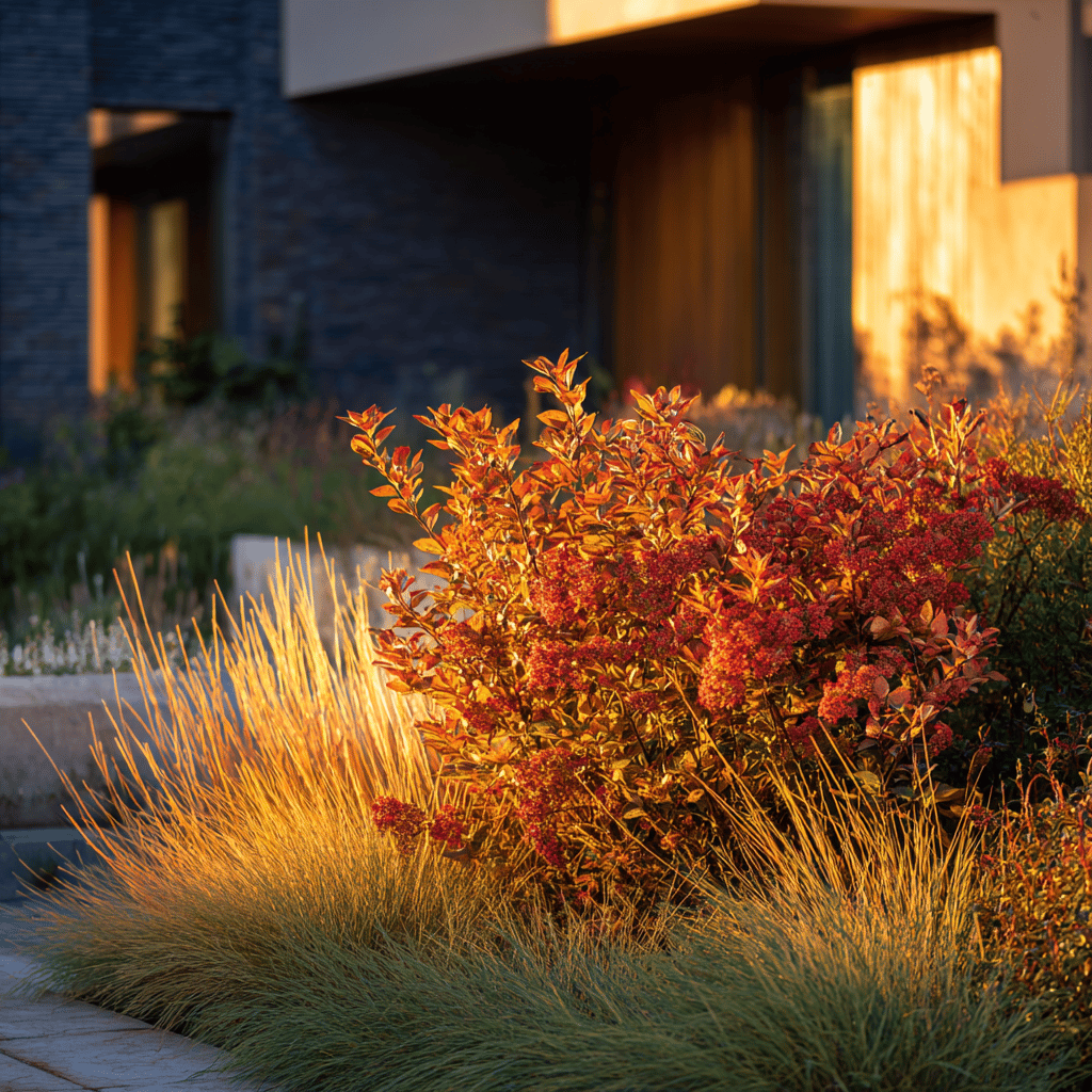 Tavola v kombinacích – s okrasnými travami, trvalkami a jinými keři