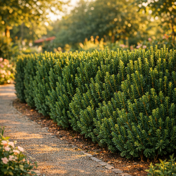 Tis 'Hicksii' (Taxus × media 'Hicksii') – keřový tis pro živé ploty