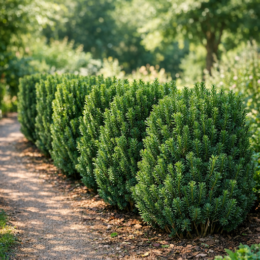 Tis 'Hillii' (Taxus × media 'Hillii') – úzký keřový tis pro živé ploty