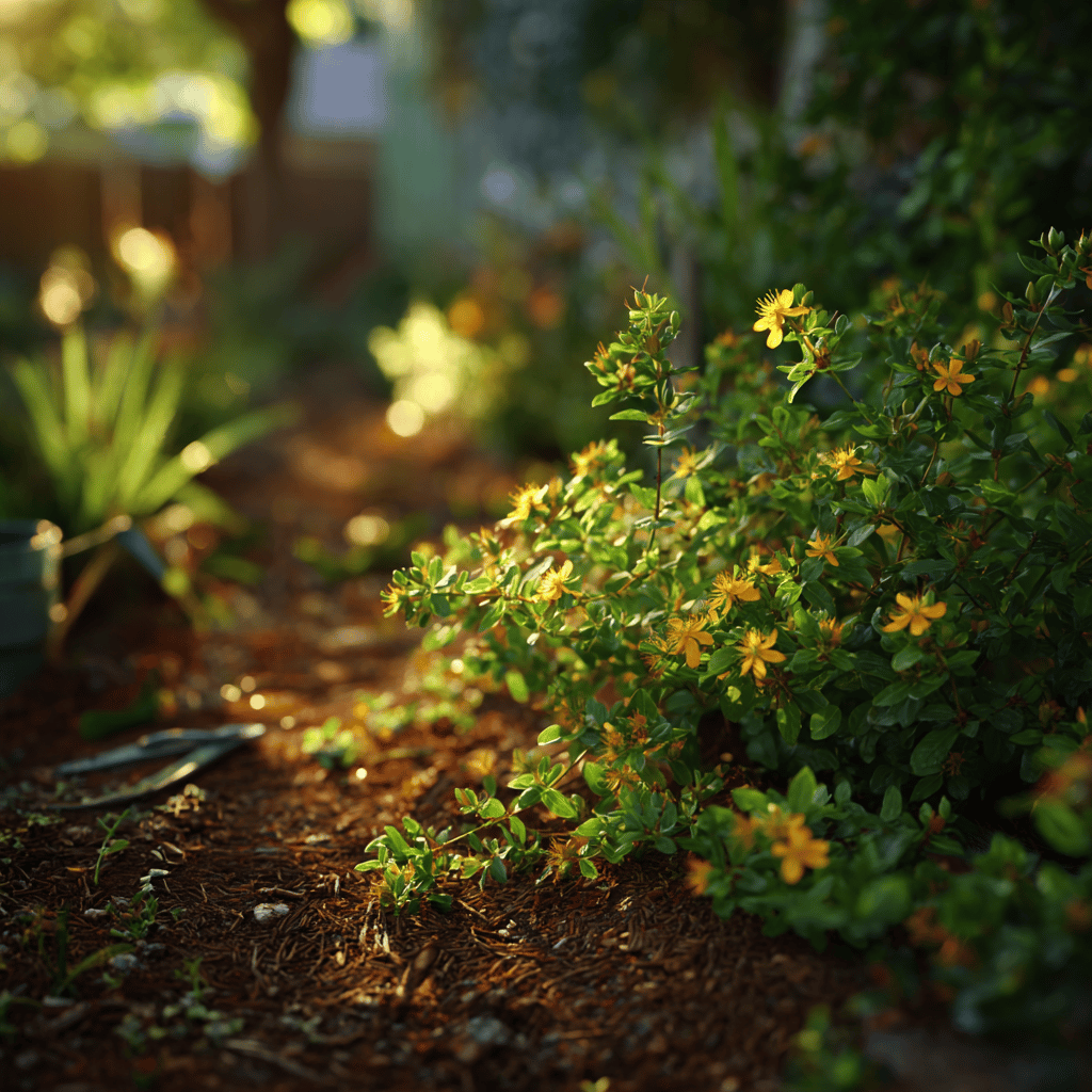 Rychlý průvodce celoroční péčí o třezalku (Hypericum) – kdy stříhat, přihnojit a chránit před mrazem