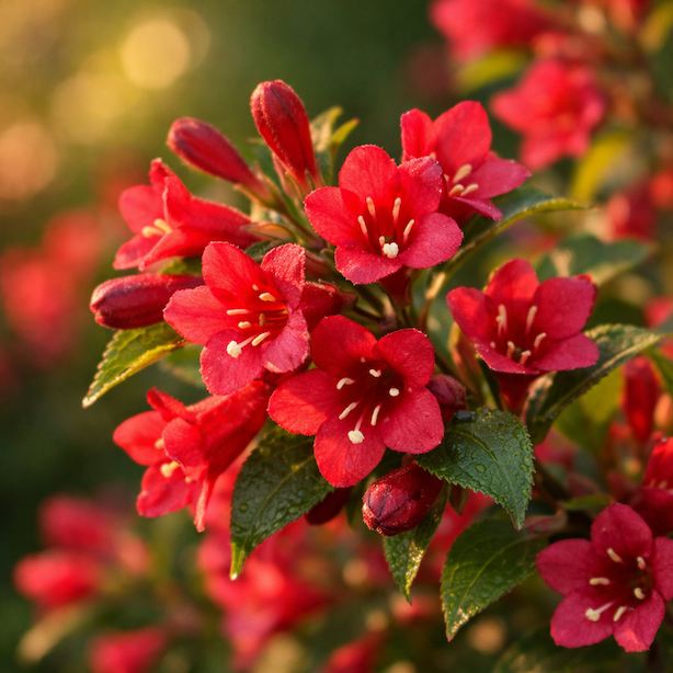 Vajgélie 'Bristol Ruby' (Weigela 'Bristol Ruby') – vlastnosti a pěstování