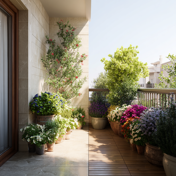 Malý balkon vs. velká terasa – jak velikost prostoru ovlivňuje výběr rostlin