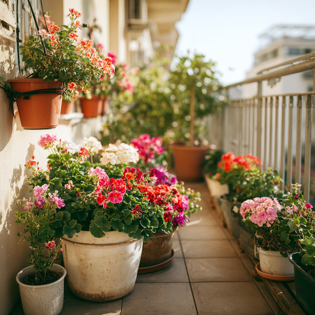 Jak vybrat správné nádoby na balkon – objem, materiál a drenáž
