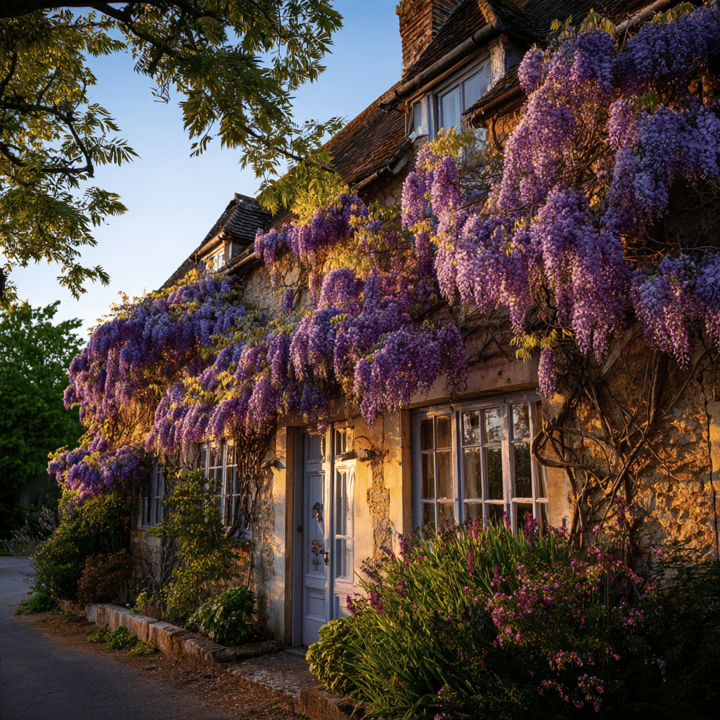 Druhy a kultivary vistárie (Wisteria) – nejkrásnější odrůdy do zahrady