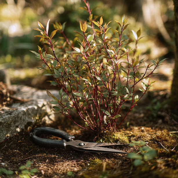 Řez vrby japonské ‘Hakuro Nishiki’ (Salix integra) – kdy, jak a proč