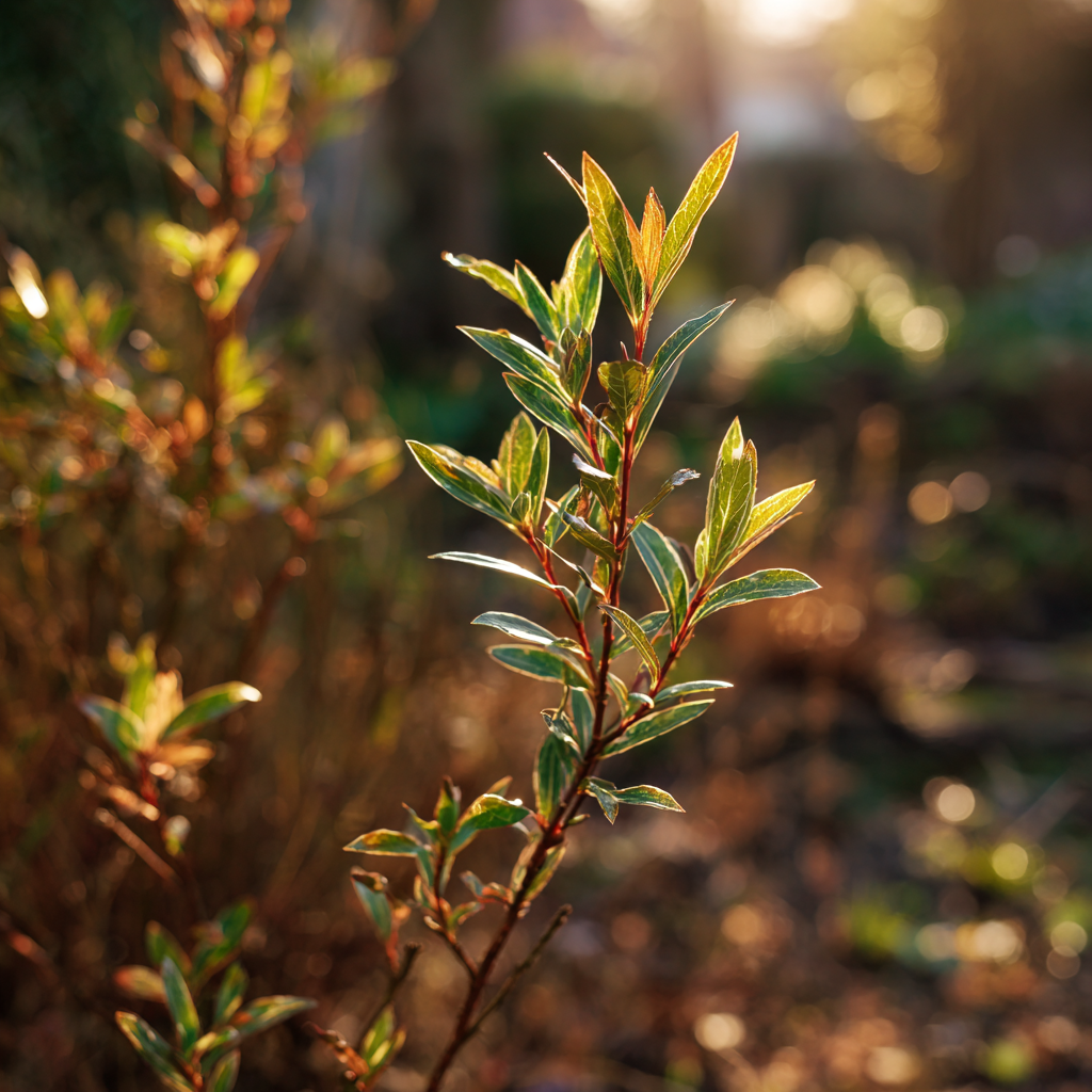 Vrba japonská ‘Hakuro Nishiki’ (Salix integra) – využití v zahradní architektuře