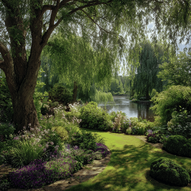 Využití vrb (Salix) v zahradní architektuře – od vodních ploch po moderní kompozice