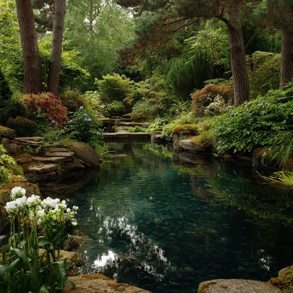 Jak rozvrhnout zóny v jezírku – mělčina, rostliny, hloubka