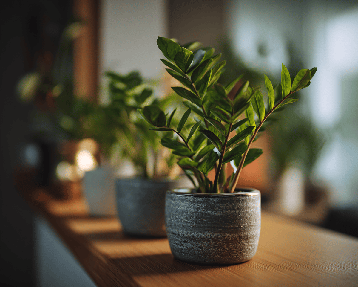 Zamioculcas – množení oddenky, dělení trsů a bezpečný postup krok za krokem