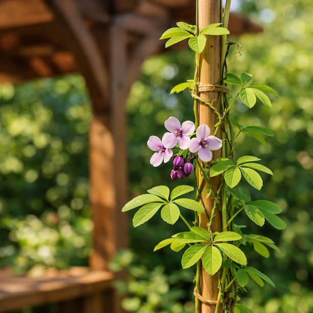 akebie-peticetna-akebia-quinata-mlada-rostlina-u-pergoly-s-kvety-a-oporou