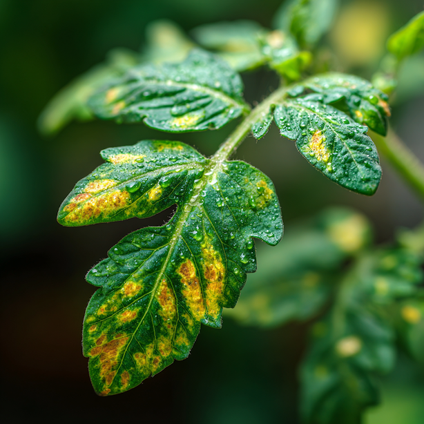 bakterialni-skvrnitosti-rajcat-tmave-skvrny-a-zloutnuti-listu