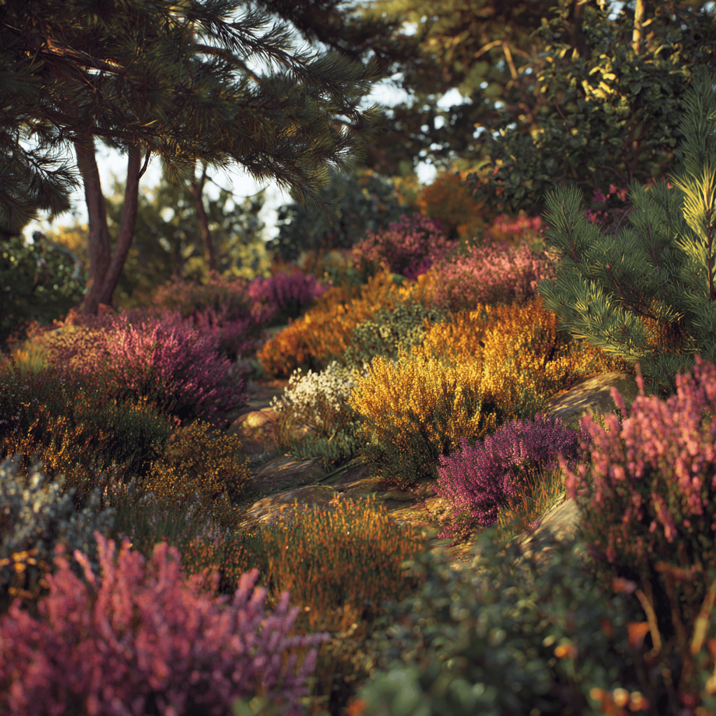 barevne-vresoviste-s-vresy-calluna-vulgaris-a-vresovci-erica-na-svahu-v-zahrade
